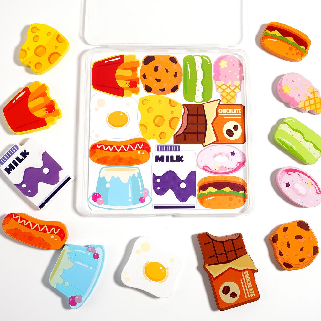 1PC Boxed Puzzle Blocks Toy with Cartoon Designs for Early Childhood Education and Cognitive Development