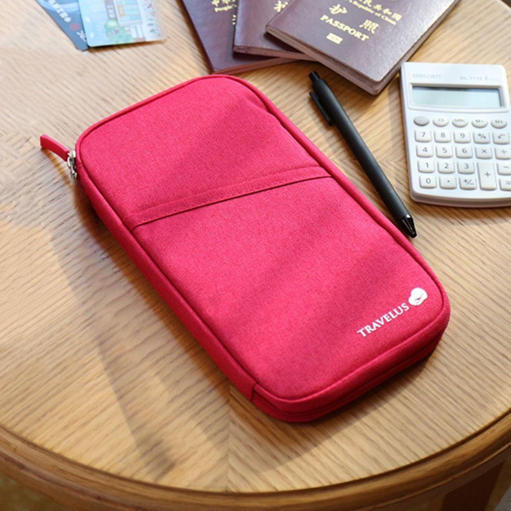 RFID Passport Bag Family Cards Tickets Organizer New Passport Holder  Travel Accessories