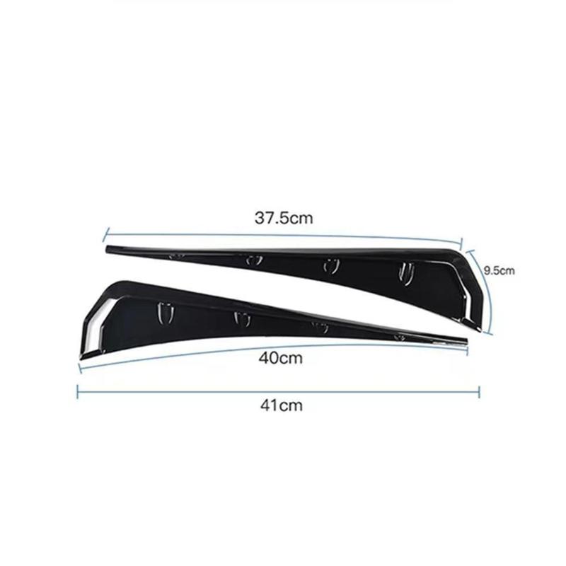 Universal Sport Black Side Fender Air Vents Wing Cover Trim Car Accessories Side Spoiler Decoration