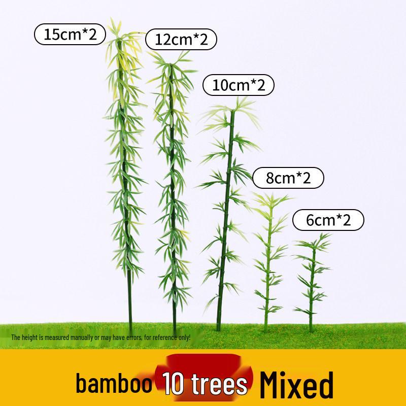 DIY Sand Table Building Trees Set - Handcrafted Miniature Landscape Models with Finished Tree Trunks