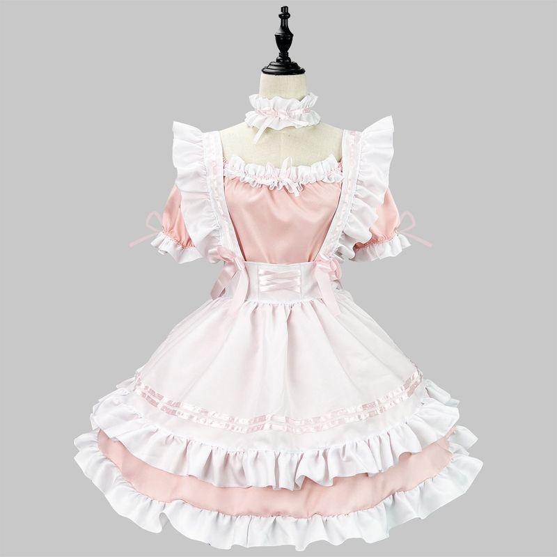 Cross-Border Amazon Classic Black and White Maid Outfit Halloween Costume Cosplay Performance Outfit
