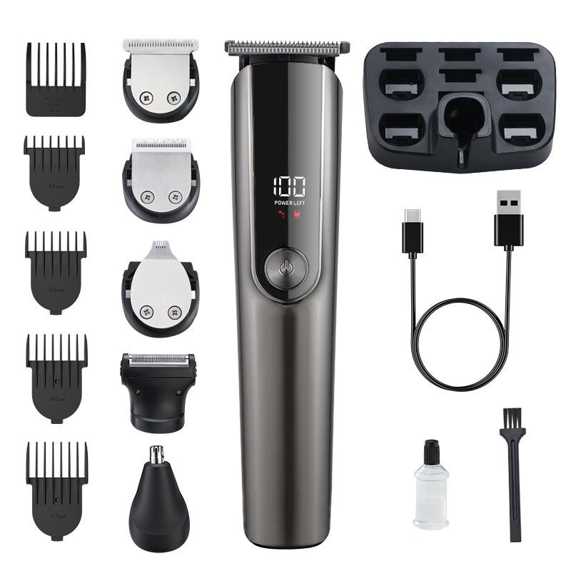 

5 in 1 Barber Electric Digital Display Men s Multifunctional Hair Removal Appliances, Hair Clippers, Trimmers