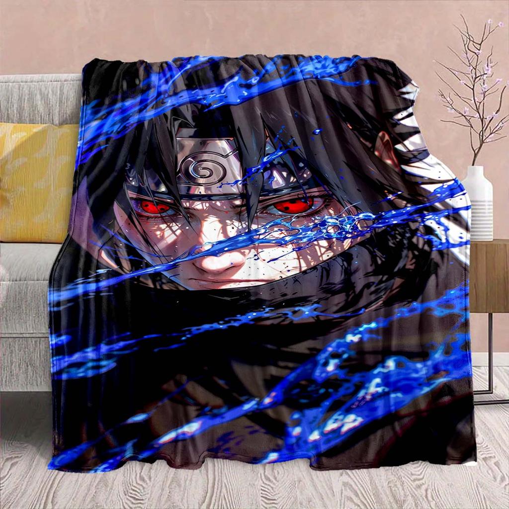 Naruto Anime Flanelová deka - Měkká teplá ideální na pohovku, do postele, na kempování, cestování, do kanceláře, domácí dekorace -QJY