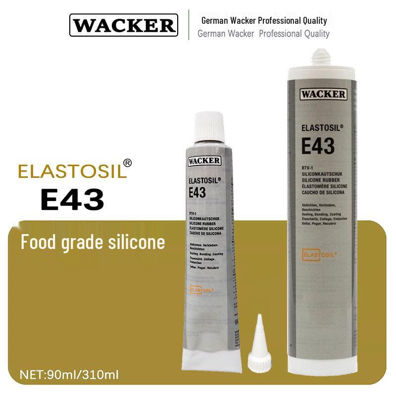 Adesivo Siliconico WACKER E43 & Sigillante Siliconico ELASTOSIL per Vetro & Elettronica