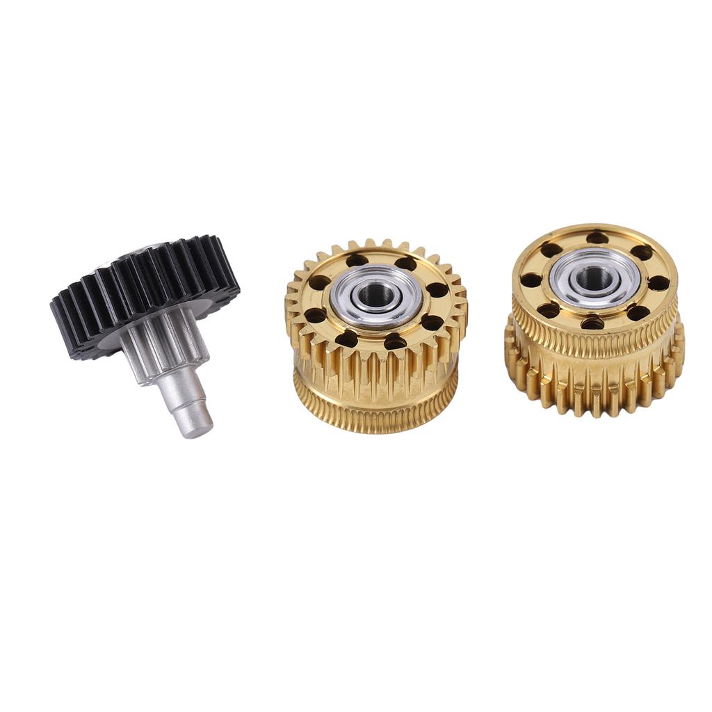 Extruder Gear Kit Replacement for Creality K2 Plus 3D Printer All Metal Extruder Gear with DLC Coating