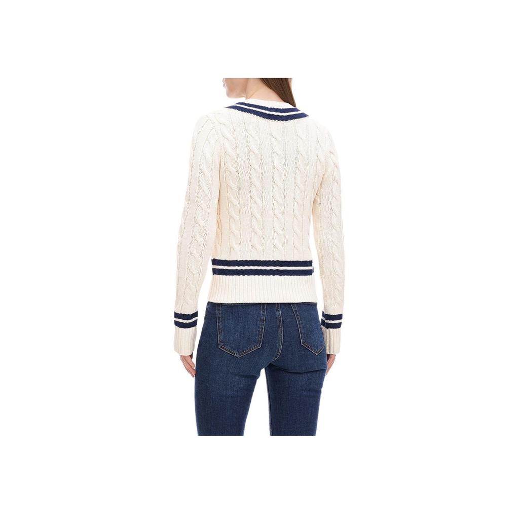 Polo Ralph Lauren V-Neck Straight Pullover Sweater Women sweater 211915753-001