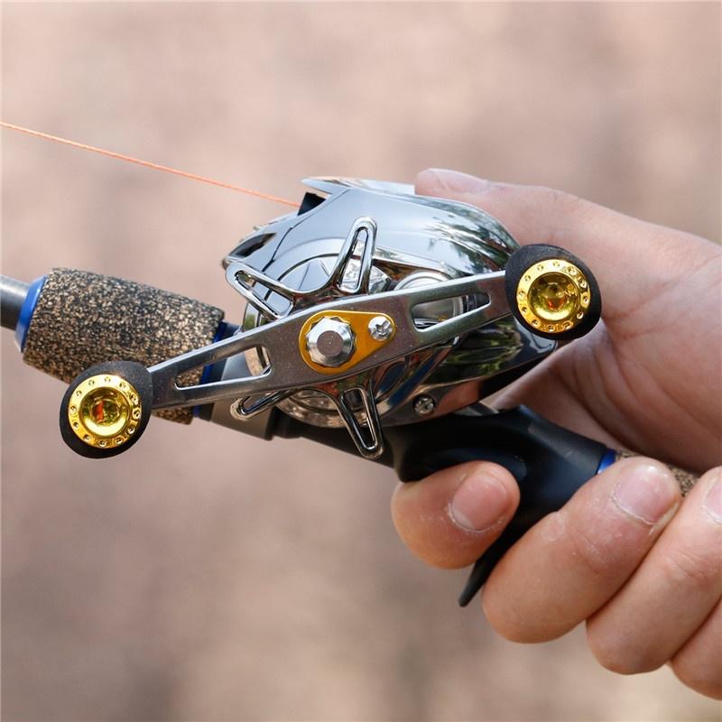 Baitcasting Fishing Reel -6.3:1 Low Profile Baitcaster Reel with Magnetic Brake System11+1BB
