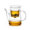 750mL Heat-resisting Glass Tea Pot With Infuser Clear Tea Maker Set Loose Tea Flower Tea Service Borosilicate Glass Water Pot