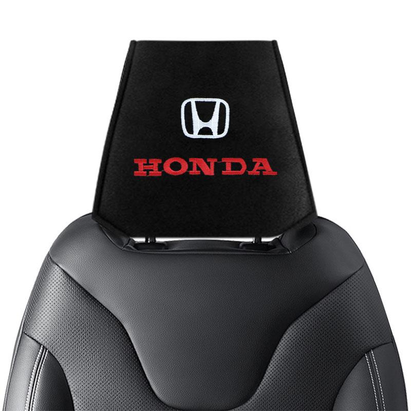 1pcs Car Seat Back Headrest Pillow Dustproof Cover for Honda Civic XR-V HR-V Brv City Accord Odyssey Spirior CRV CRX CRZ