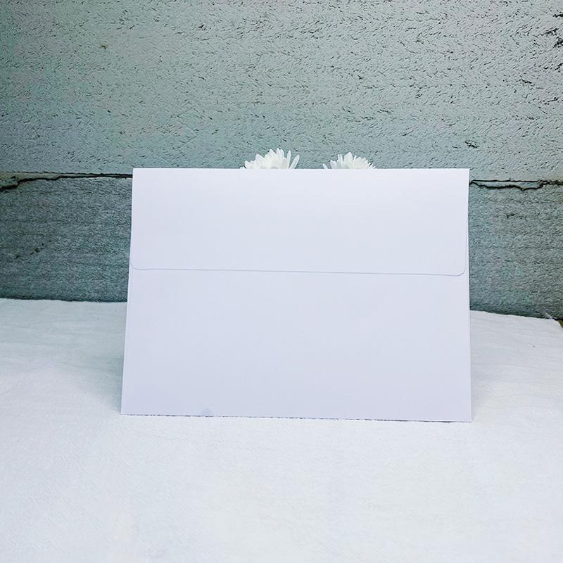 Western Style Double-Sided Coated White Envelope 100g, Kraft Paper Invitation Envelope 130g.