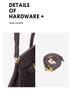 Sac à Bandoulière en Cuir de Vachette Motif Crocodile, Grand Sac à Main Rétro Style Kelly pour Femmes