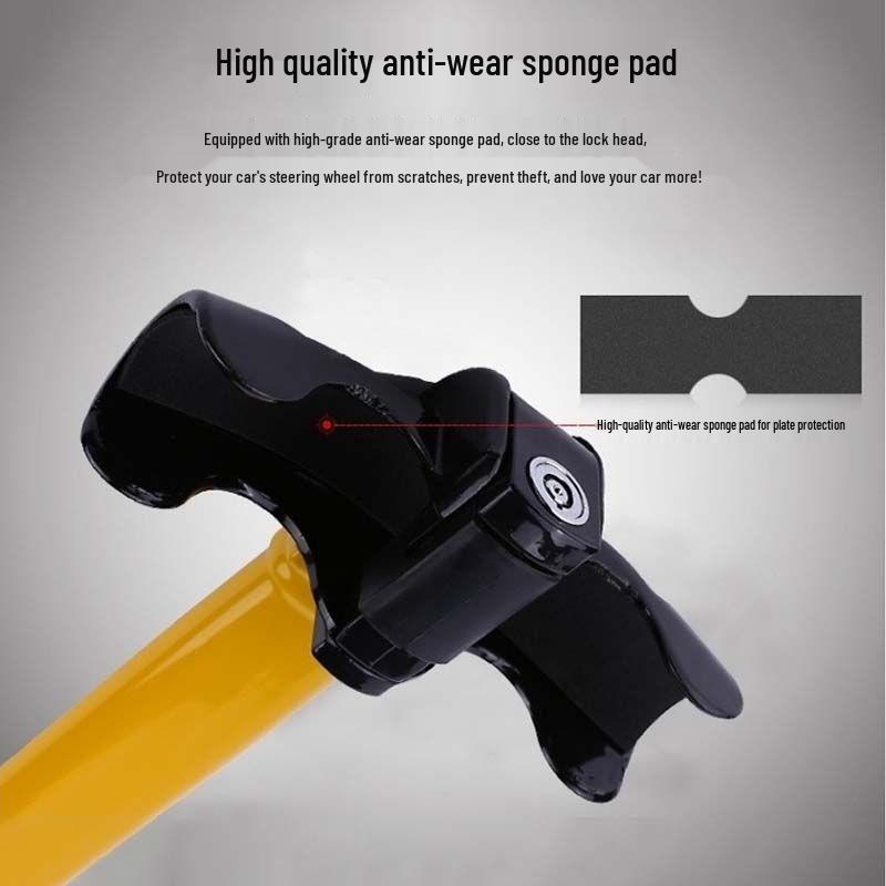 Multi-Spec T-förmiges Ganzmetall-Diebstahlschutz-Autolenkradschloss