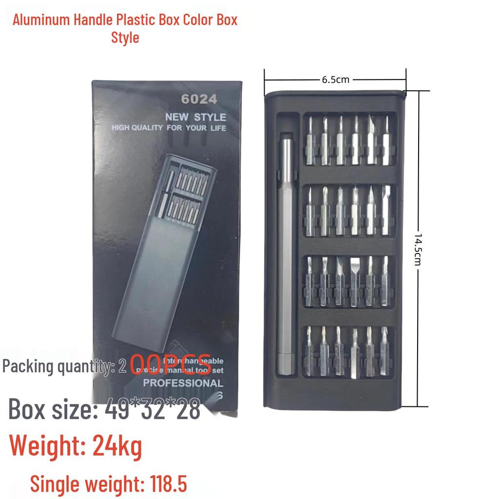 24-in-1 Präzisions-Schraubendreher-Set für Handy- und Uhrenreparatur