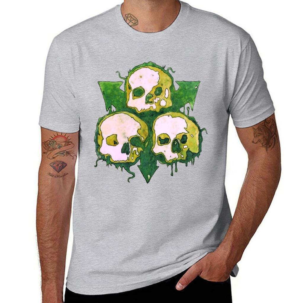 Death Guard Chaos Skulls T-Shirt Short Sleeve Tee for a Boy Essential T Shirt Summer Tops Mens Vintage T Shirts