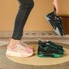 Leather Platform Dad Shoes Women's Spring New Pink Women's Shoes Versatile Height Increase Leisure Sports