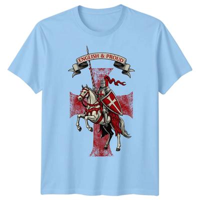 St Georges Day T Shirt England Knight Horse English Flag Men Women Unisex Top 4