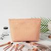 1 Pcs Seersucker Makeup Bag & Travel Pouch — Portable Toiletry Bag With Soft, Textured Striped Design