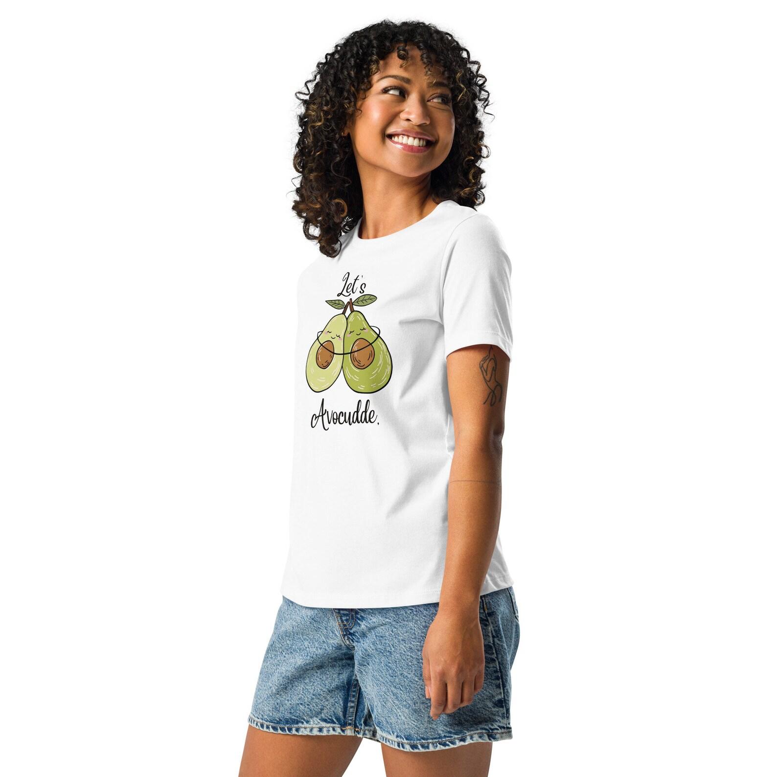 Avocuddle Avocado Graphic T-Shirt – Cute Foodie Tee 4XL