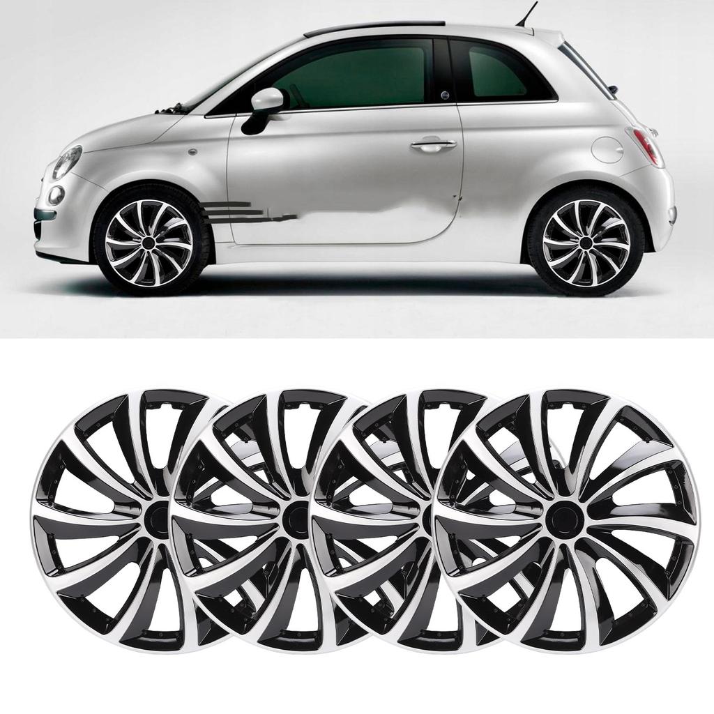 4 Pcs 16 Inch Hub  Anti Scratch   Stylish Look   Fit R16 Wheel   Cover for Most Cars Truck SUV