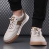 Fashion Mens Genuine Leather Casual Shoe Classic Teenage Sneakers Comfortable Skateboard Footwear Comfy Versatile Men Vulcanize Footwear