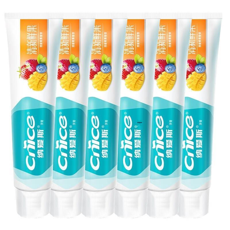 Naice Fresh Fruit Toothpaste 120g x 6 Pack