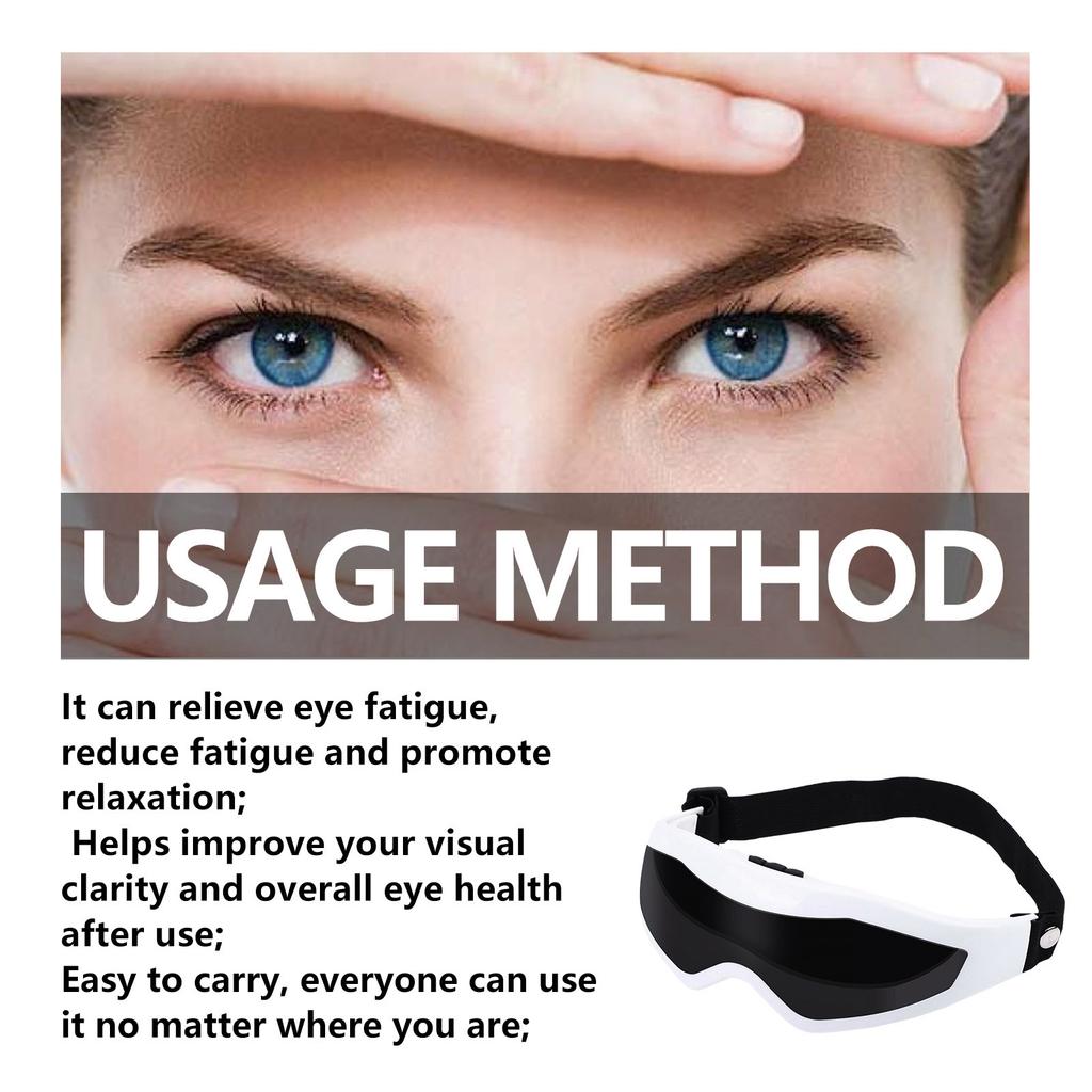 Vision Enhancement Device Massaging Relaxation Portable Eye Protection Device for Dark Circles