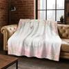 Ballet Girl Ballerina Fairy Cartoon Cute Flannel Blanket Soft Warm Blanket for Home Bedroom Office Travel Camping Picnic Gift