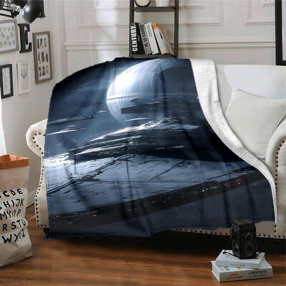 Star Wars Blanket Durable Comfort Great for Picnics Bedding Office All-Season Use Playful Design Perfect Gift for Relatives and Friends