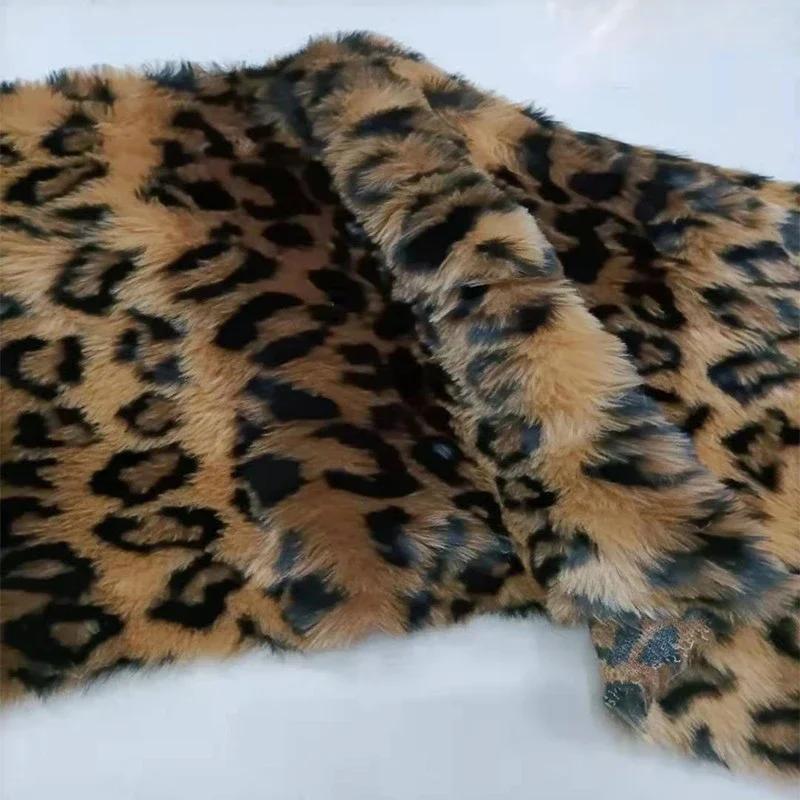 Tiskový plyšový syntetický kožušinový látka Leopardí potisk Tygr potisk Zebra Kostým na vystoupení Umělá kožešina Oblečení Koberec Domácí látka