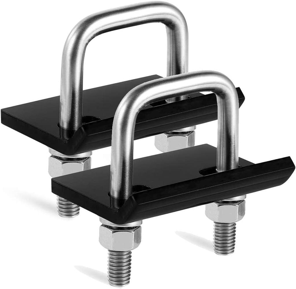 Heavy Duty Hitch Tightener Universal U-Bolt Anti-Rattle Stabilizer Lock for Trailer Truck Racks Wobble Carrier Clamp