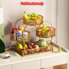 Heart-shaped 3-layer Fruit Basket,countertop Fruit and Vegetable Basket Bowl, Suitable for Display Racks of Bread,snacks,fruits,cupcakes,candies,etc