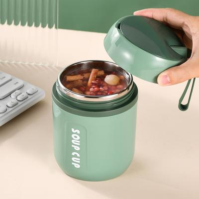 Hochwertige doppelte Thermo-Lunchbox aus Edelstahl mit Langzeitisolierung, Bento-Box für Büro, Schule, Lebensmittelaufbewahrung