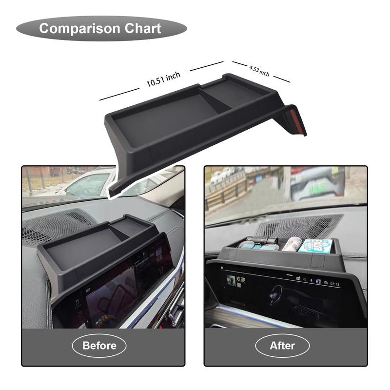 Dla BMW X5 G05 X7 G07 X6 G06 Organizer na deskę rozdzielczą i konsolę środkową Półka na deskę rozdzielczą Uchwyty na telefon Pudełko do przechowywania w samochodzie