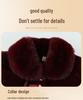 Maternity Autumn/Winter Fur-Trimmed Velvet Jacket - Chinese Style for Middle-Aged/Elderly Women
