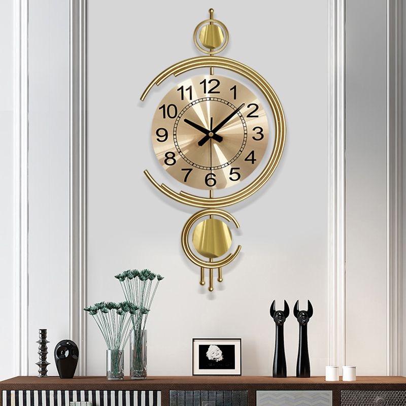 Clocks Wall Clocks Living Rooms Creative Wall Hanging Light Luxury Decorative Clocks Used for Dining Rooms Bedrooms Study Rooms