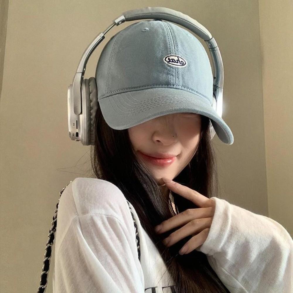 Letter Peaked Cap Embroidery Snapback Cap Adjustable Baseball Hat Teenagers