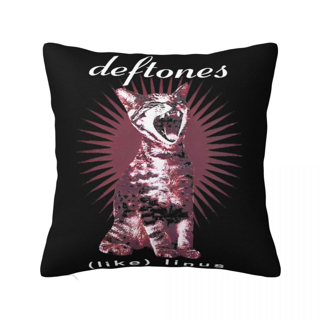Deftones White Pony Album Square Pillow Cases Band Cushion Cover Decorative Pillowcase For Home 45*45Cm