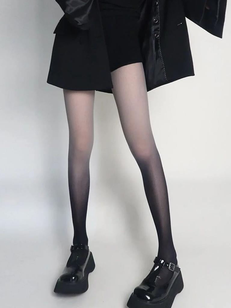 Sexy Gradient Color Pantyhose Women'S Stocking Candy Color Tight Thin Transparent Summer Sale Lolita Stockings Female New