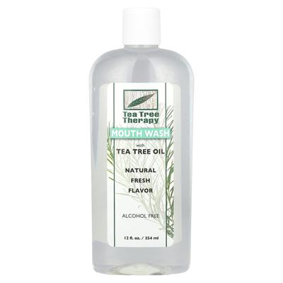 Tea Tree Oil Mouthwash, Natural Fresh Flavor, 354 Ml (12 Fl Oz)