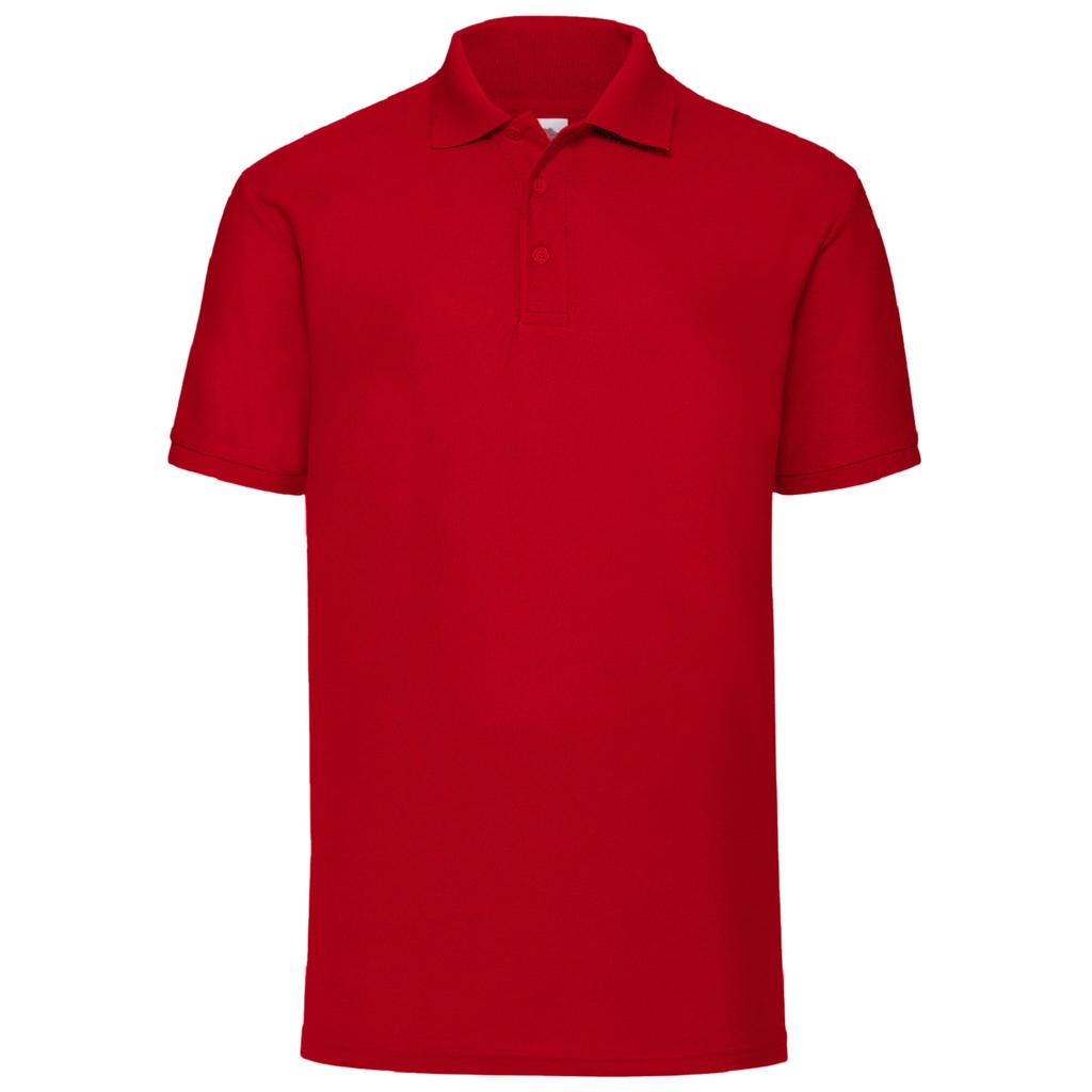 FRUIT OF THE LOOM Mens 65/35 Pique Short Sleeve Polo Shirt