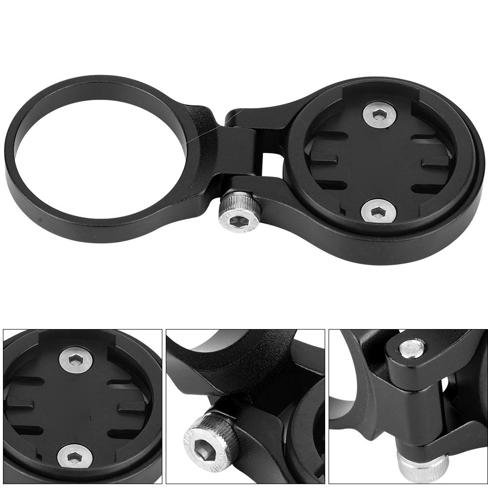 Bicycle Bike Adjustable Stem Mount Holder for Garmin Edge 1000 820 810 520 Computer GPS (Black)