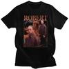 Robert Pattinson 90s Vintage Unisex Zwart T-shirt Unisex T-shirt Oversized Grafische T-shirts 100% Katoen T-shirt Unisex Dames T-shirts Tops