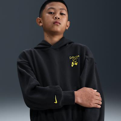 Nike Sweatshirt FW25 LeBron James Fleece Lined Pullover Knitted Fabric XS