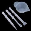 6 pcs/set UV Resin Color Mixing Silicone Cup Mini Silicone Stirrers Epoxy Resin DIY Casting Jewelry Craft Tools