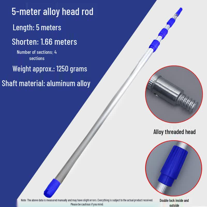 Aokewen 5M 4-Section Paint Roller Extension Pole