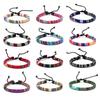 Pack of 12 Artistic Crafted Adjustable Wrist Accessory Stylish Braided Bracelet Handcrafted Wrist Chain for Gatherings