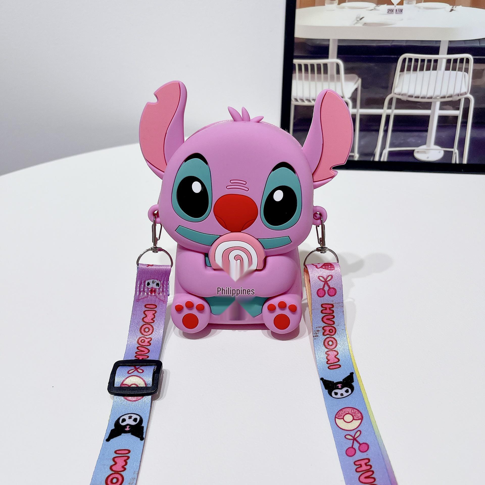 

Силиконовый детский кошелек с вышивкой крестиком: Милая кукольная сумка-кроссбоди для монет