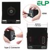 ELP 4K HDMI USB-kamera Vidvinkel PC-kamera för datorskärm Samtidig utgång Mini UVC-webbkamera 2x digital zoom 8MP USB-säkerhetskamera Grader