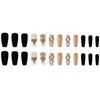 24 Reusable Artificial Fake Nail Set | Lightweight & Long Lasting| Quick Fix For Festivals & Special Occasions