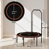40" Foldable Fitness Trampoline Rebounder with Handle, Orange